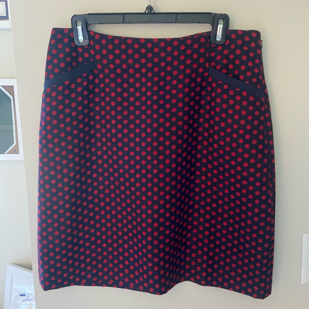 Wool work skirt perfect for the office and cooler weather!